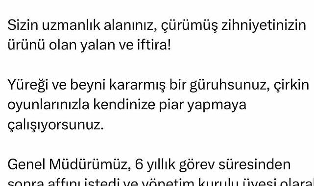 Başkan Şerifoğulları, "Genel müdürümüz, yönetim kurulu üyesi olarak hizmetlerine devam ediyor"