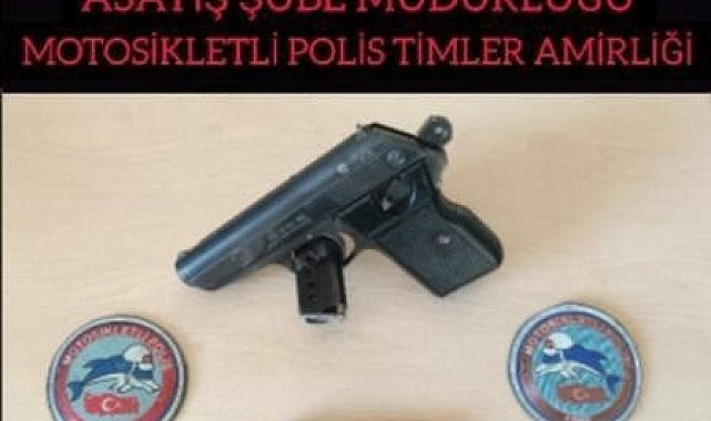 Bingöl'de ruhsatsız tabanca ele geçirildi