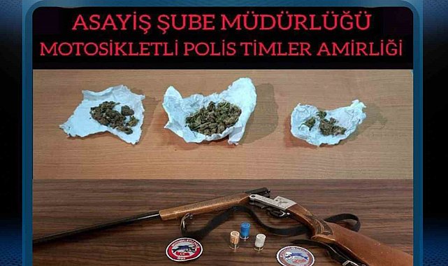Bingöl'de üzerlerinden uyuşturucu ve ruhsatsız silah çıkan 2 kişi yakalandı