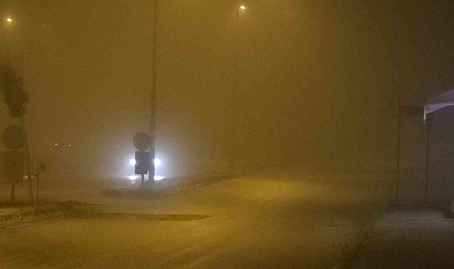 Elazığ'da gece saatlerinde yoğun sis etkili oldu
