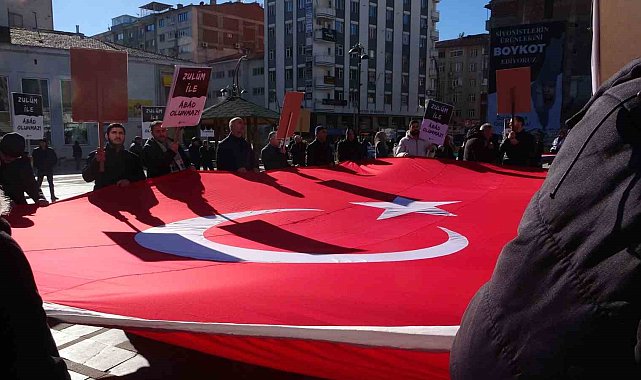Elazığ'da, İsrail'in Gazze'ye yönelik saldırıları 'Sessiz çığlıkla' protesto edildi