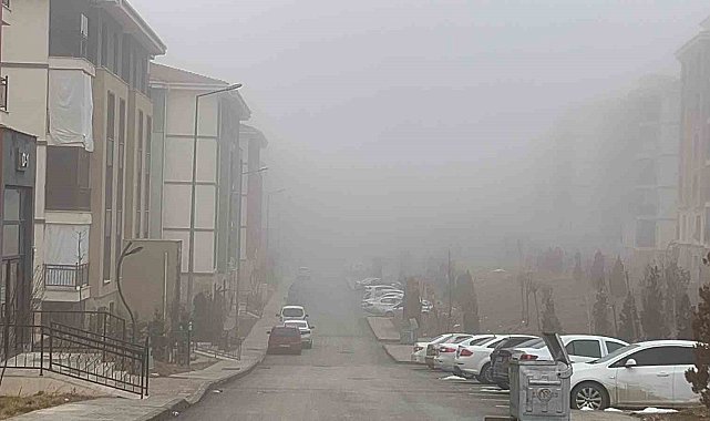 Elazığ'da sis etkisini sürdürüyor