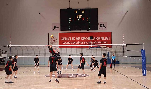 Elazığ'da voleybol müsabakaları sona erdi