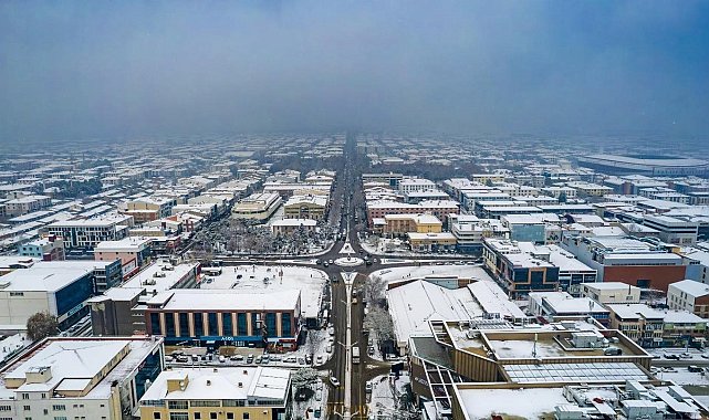 Erzincan'da kar yağışı