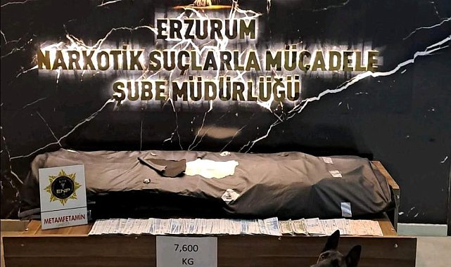 Erzurum'da narkotik operasyonu
