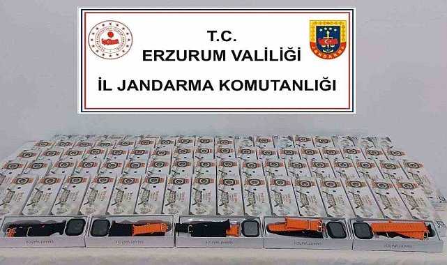 Gümrük kaçağı akıllı saat ele geçirildi
