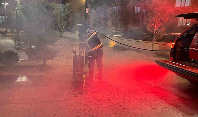 Iğdır'da asmalı çöp kovaları yandı, olayla ilgili soruşturma başlatıldı
