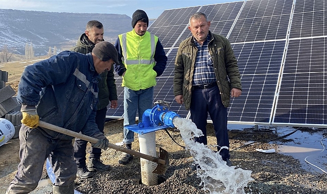 Karahan köyünde su sevinci