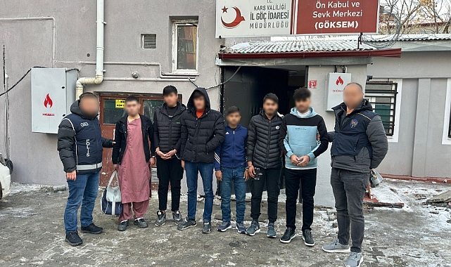 Kars’ta 6 düzensiz göçmen yakalandı