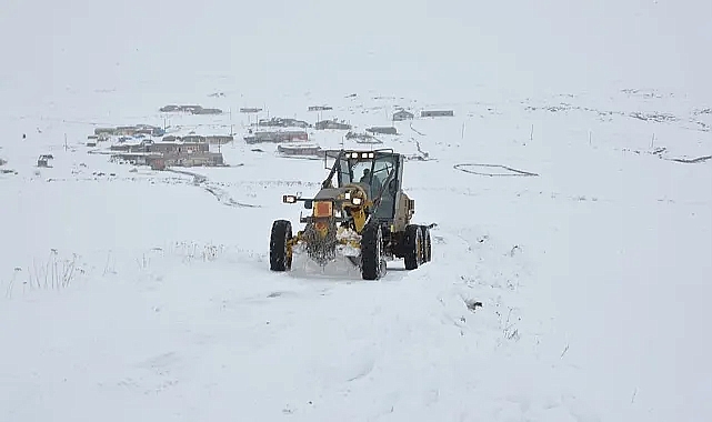 Kars'ta 9 köy yolu ulaşıma kapalı bulunuyor