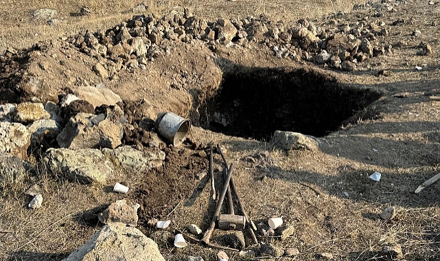Kars'ta kaçak kazı yapanlar suçüstü yakalandı