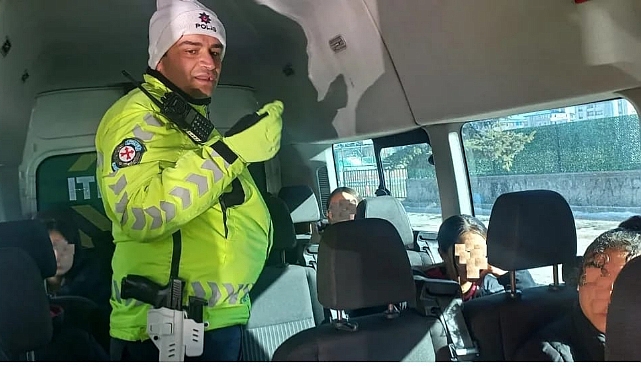 Kars’ta okul servisleri denetimleri sürüyor