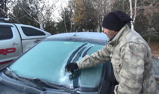 Kars'ta soğuk hava etkili oluyor