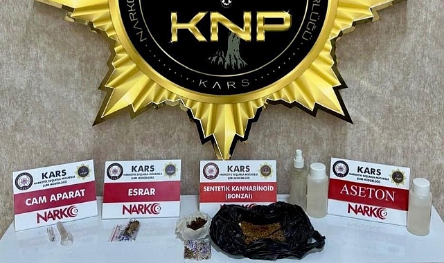 Kars'ta uyuşturucu ele geçirildi