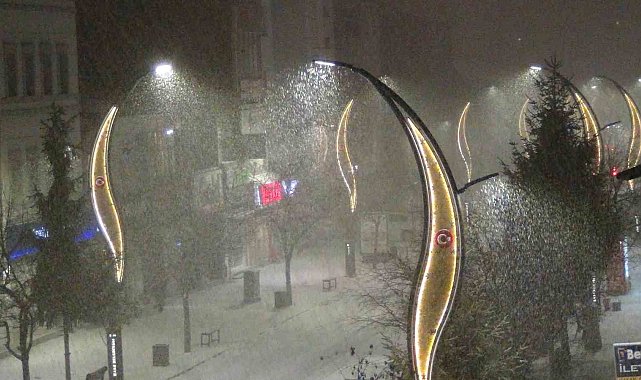 Kars'ta yoğun kar yağışı