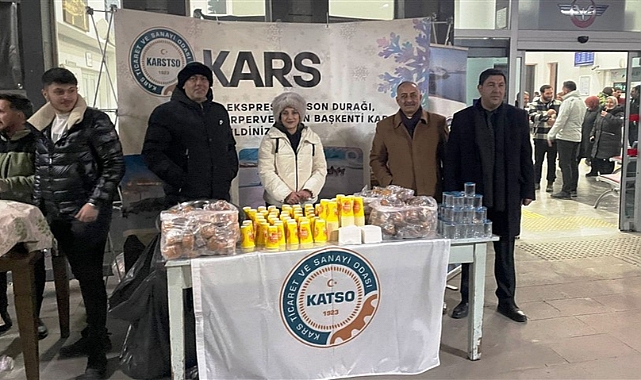 KATSO'dan Turistik Doğu Ekspresi yolcularına sıcak karşılama