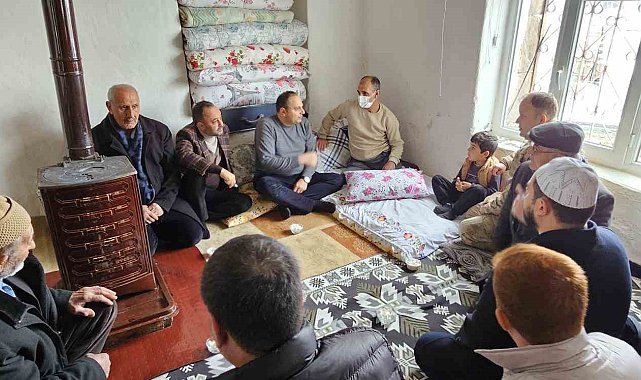 Kaymakam Demir'den gazi güvenlik korucusuna ziyaret