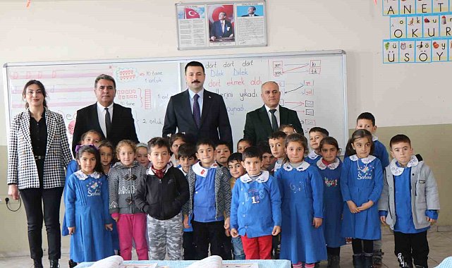 Kaymakam Karali'den okul ziyaretleri