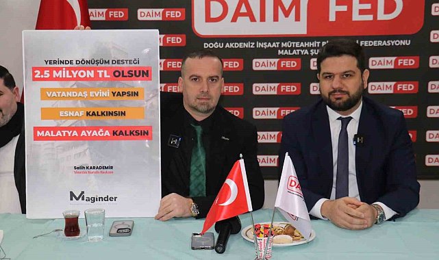 MAGİNDER Başkanı Karademir: "Yerel müteahhitler güçlendirilmeli"