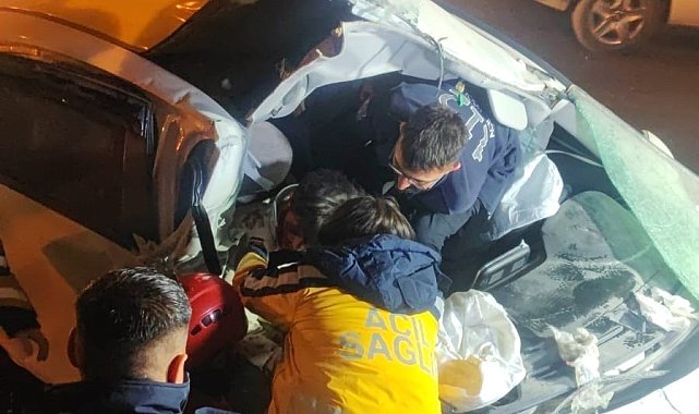 Malatya'da alt geçitte kaza: 1'i ağır 4 yaralı