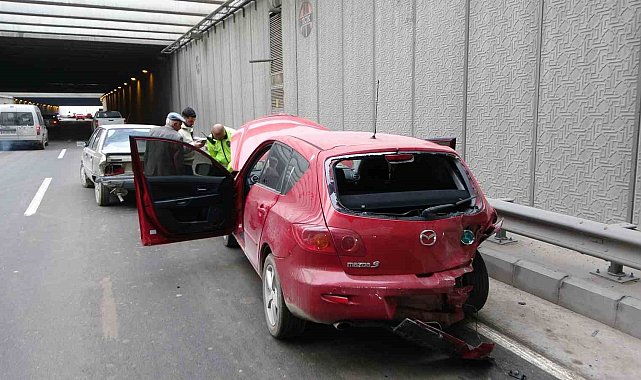 Malatya'da altgeçitte zincirleme kaza: 2 yaralı