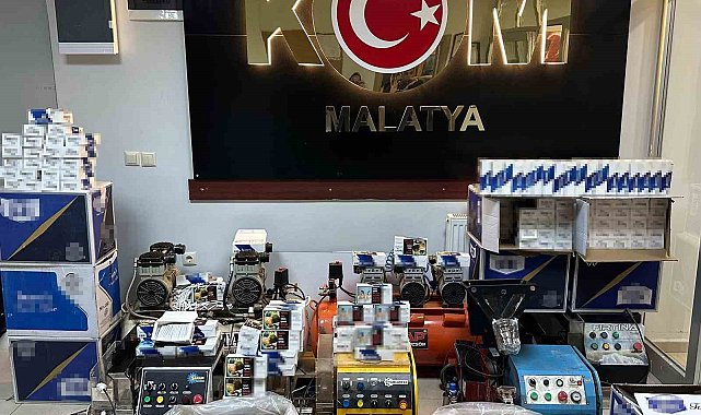 Malatya'da kaçakçılık operasyonu