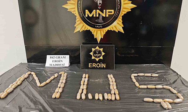Midesinde 84 kapsül eroin taşıyan şahıs yakalandı