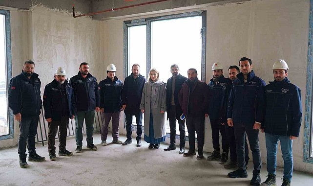 Milletvekili Ölmeztoprak çarşı inşaatında incelemede bulundu