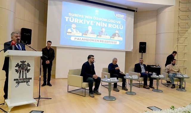 Palandöken Belediyesi'nden "Suriye'nin Özgürlüğü ve Türkiye'nin Rolü" paneli