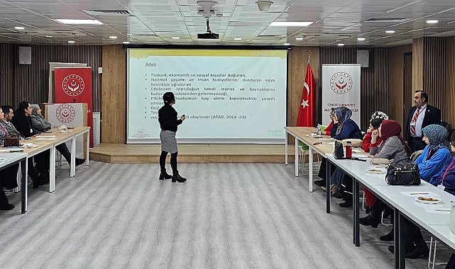 "Afet ve Acil Durumlarda Psikososyal Destek Farkındalık Eğitimi" verildi