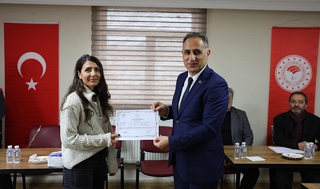 Selimli üreticiler sertifikalarını aldı