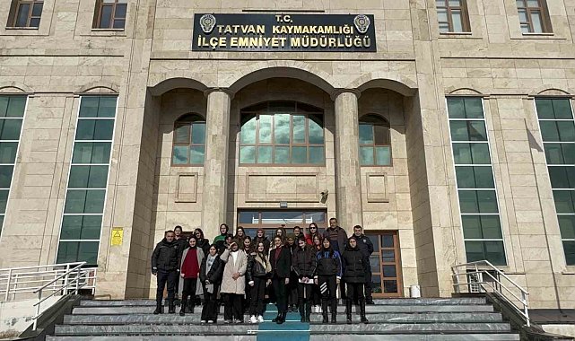 Tatvan'da "Polislik hayalime ilk adım" projesi kapsamında etkinlik düzenlendi