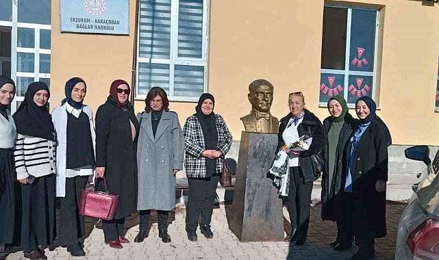 Türk Anneler Derneği'nden Karaçoban'da öğrenci ve annelerine kış desteği