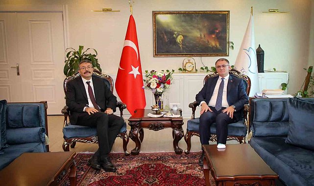 Vali Çelik'ten Vali Balcı'ya ziyaret