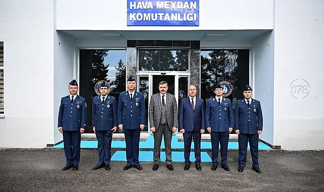 Vali Çiftçi'den Hava Meydan Komutanlığı'na ziyaret