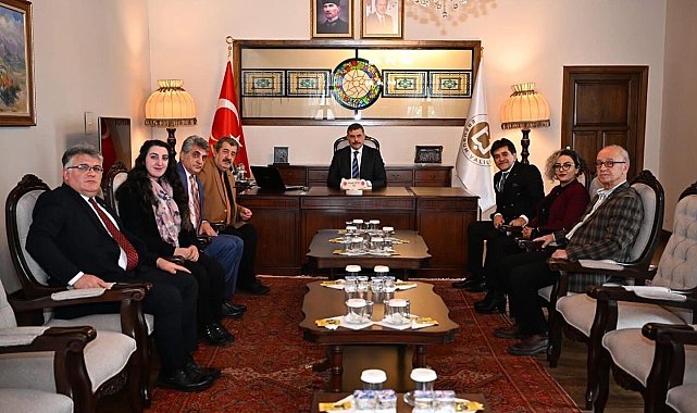Vali Mustafa Çiftçi, Ersander yönetimi görüştü