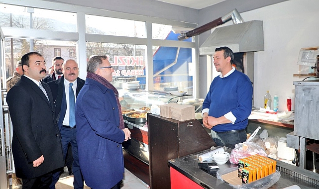 Vali Polat, esnafın sorunlarını dinledi
