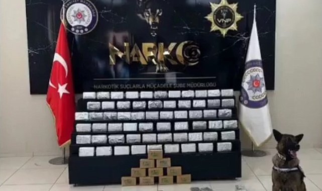 Van'da otomobilde 53 kilo eroin ele geçirildi