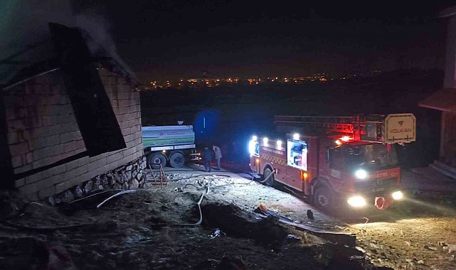Van'da tandır evi alevlere teslim oldu