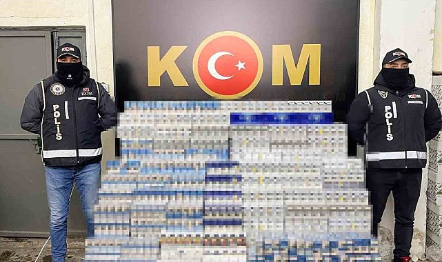 Ağrı'da kaçak sigara operasyonu: 10 bin 400 paket ele geçirildi