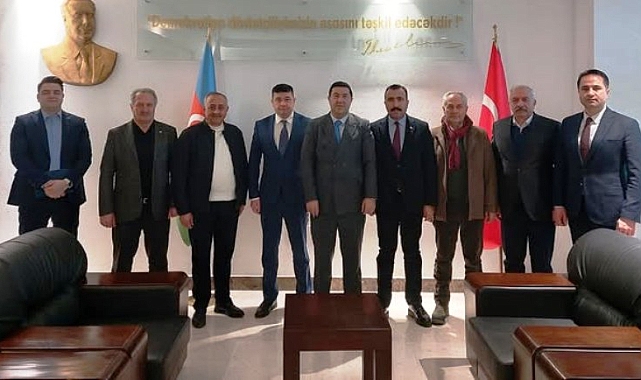 Başkan Bozan, Başkonsolos Aliyev ile bir araya geldi