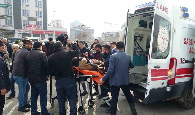Beton mikserinin çarptığı kadın yaralandı