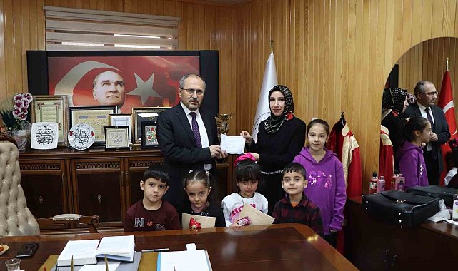 Elazığ'da öğrencilerden Filistin'e destek