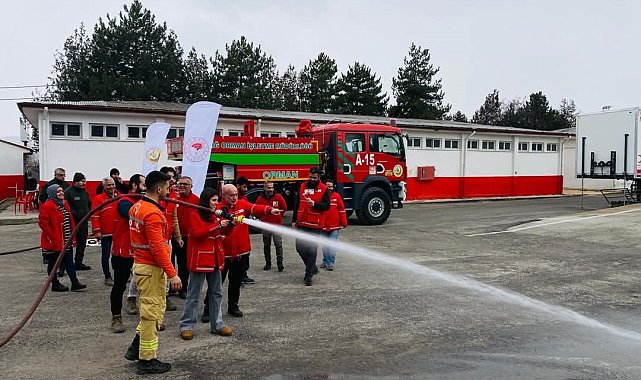 Elazığ'da orman yangınlarına müdahale eğitimi