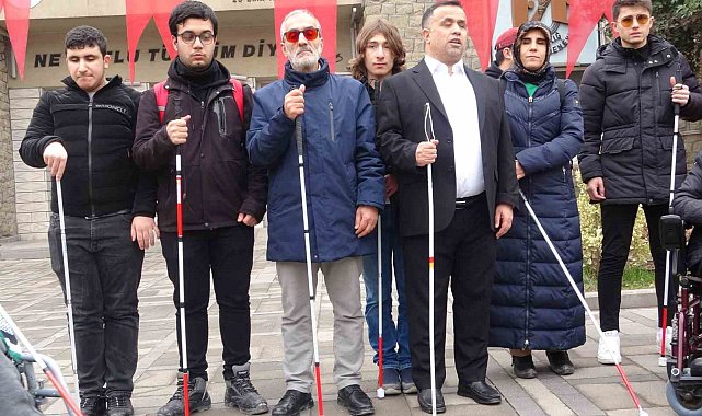 Elazığ'da " Beyaz Baston Dünya Görme Engelli Haftası" etkinliği