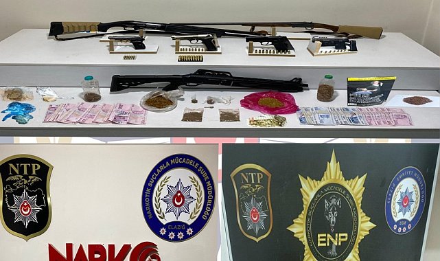 Elazığ'da uyuşturucu satıcılarına darbe: 12 gözaltı