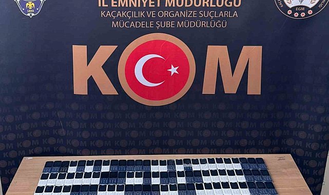 Erzurum'da 138 adet gümrük kaçağı cep telefonu ele geçirildi
