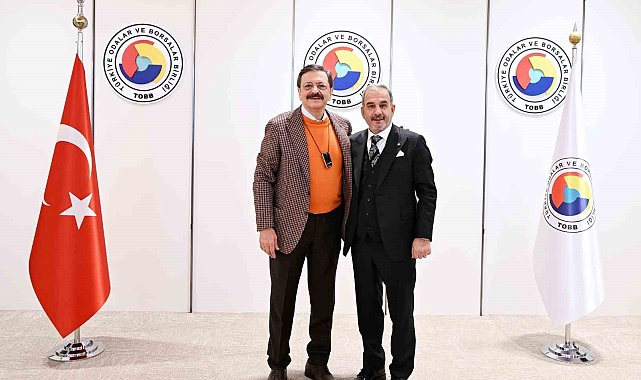 ETSO Başkanı Alan TOBB Başkanı Hisarcıklıoğlu ile bir araya geldi