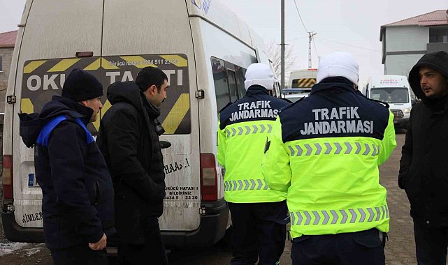 Güroymak'ta öğrenci servisleri denetlendi