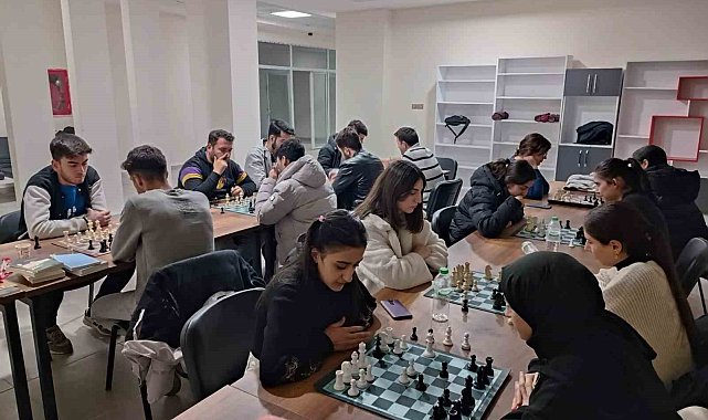 Hakkari'de satranç turnuvası finali yapıldı